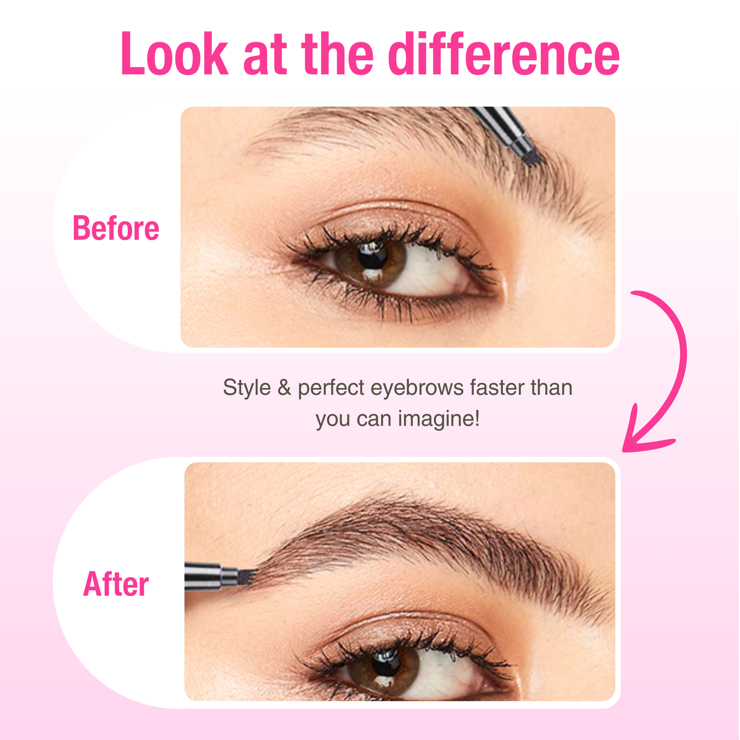 BeauAlori Premium Natural Tip Microblading Eyebrow Pen