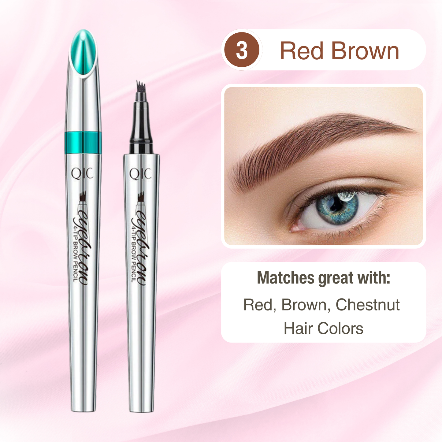 BeauAlori Premium Natural Tip Microblading Eyebrow Pen