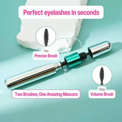 2-in-1 Dual Brush Waterproof Mascara