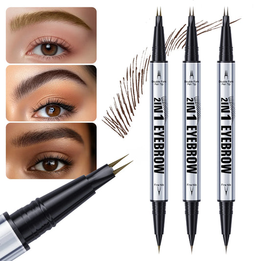 BeauAlori Perfect 2 in 1 Eyebrow Pen